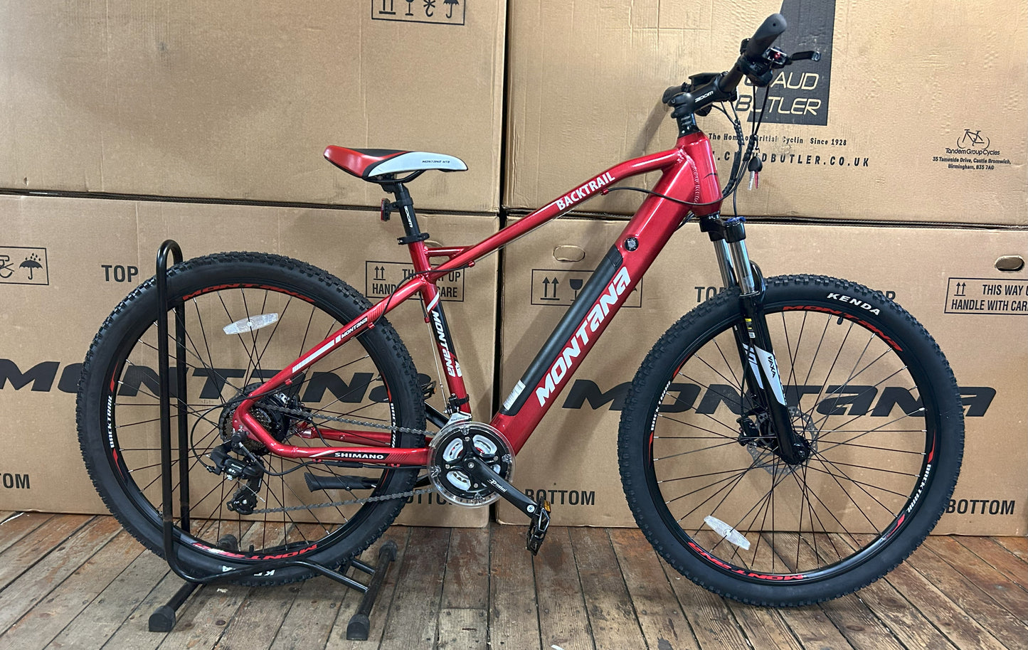 29" Montana E-Bike Red