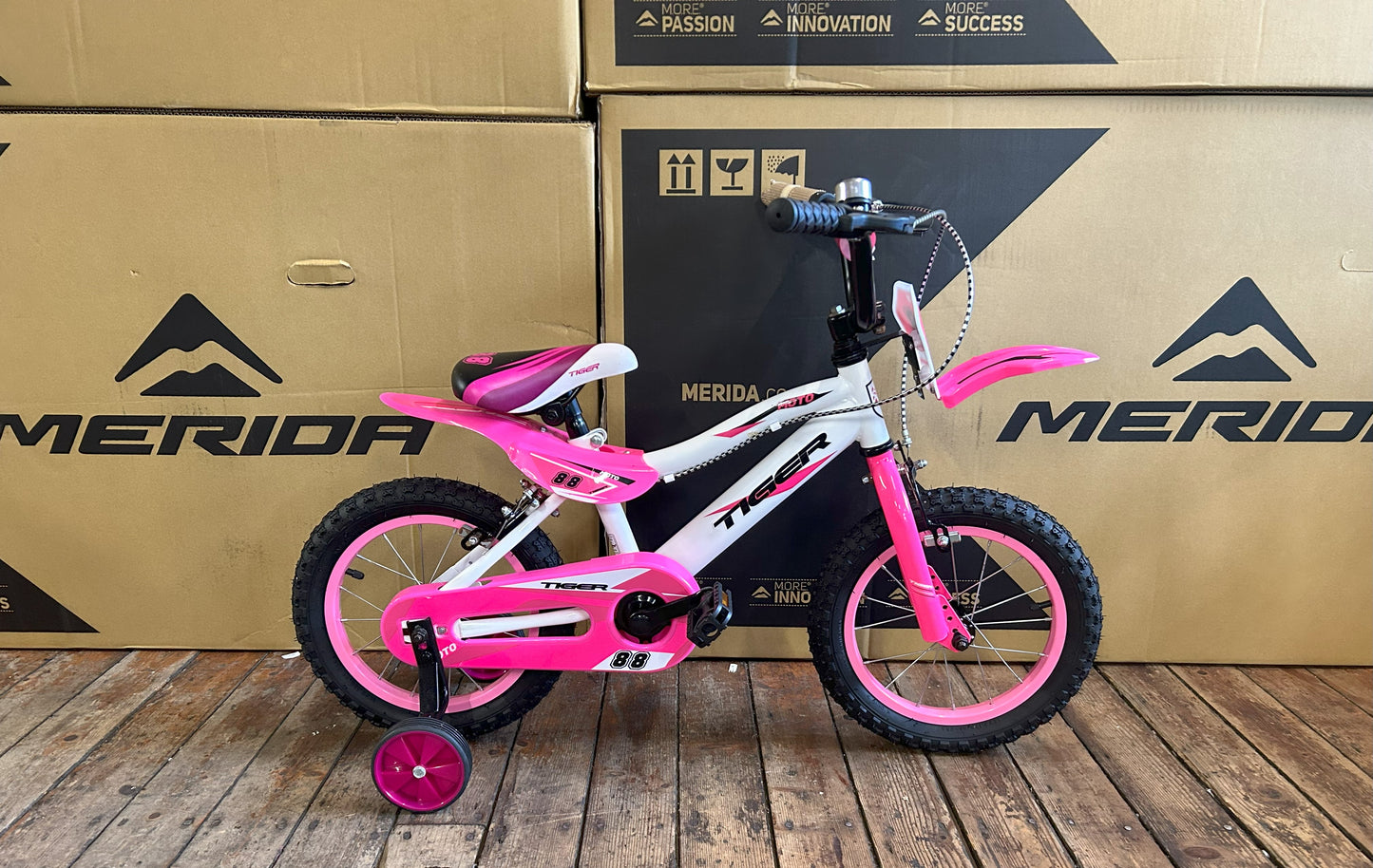14" Tiger Moto Pink