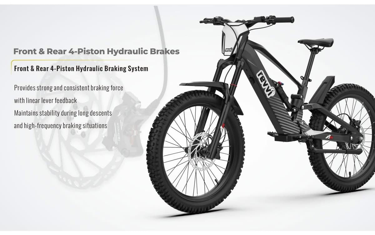 24” Revvi Electric Bike Black
