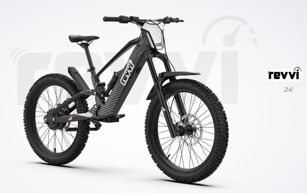 24” Revvi Electric Bike Black