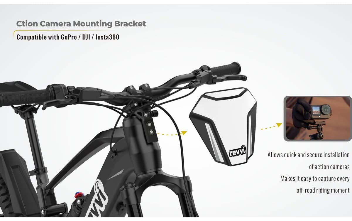 24” Revvi Electric Bike Black