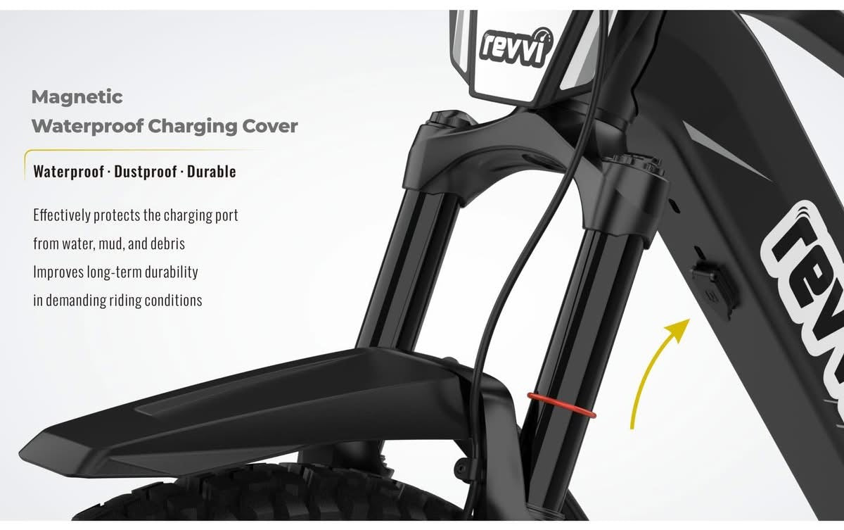 24” Revvi Electric Bike Black