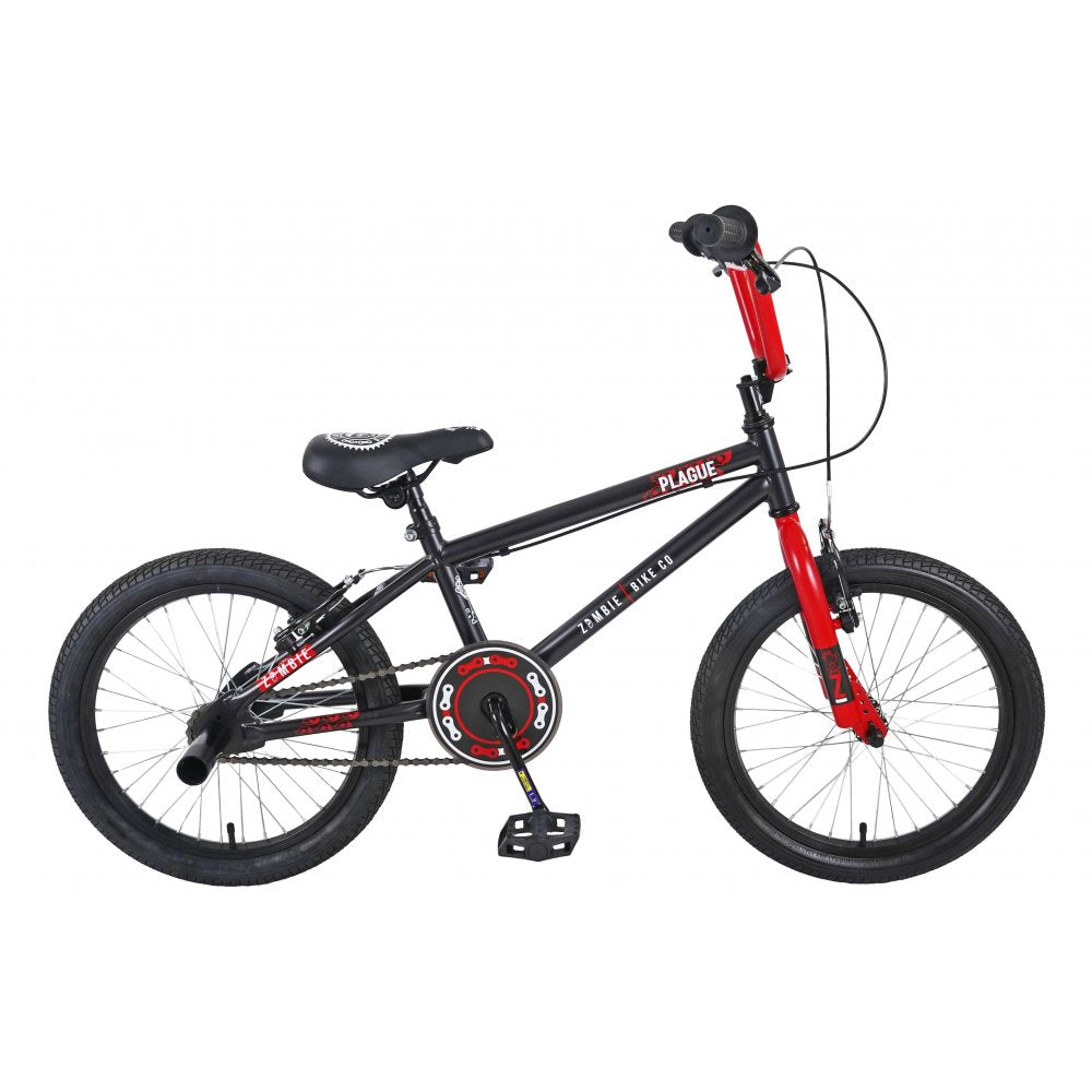 18” zombie bmx grey/red