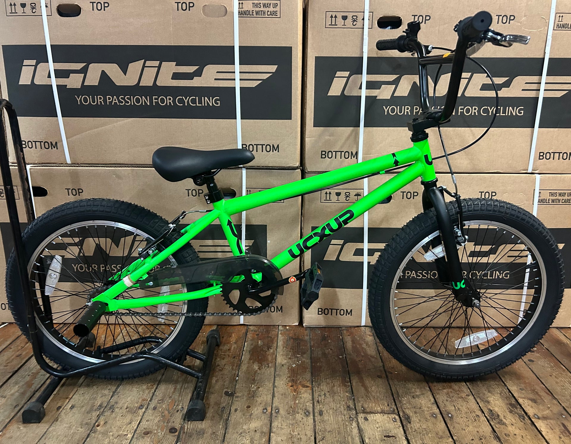 20” UCXUP BMX Green – Claudy Cycles