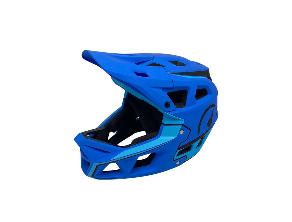 Revvi kids MTB Full face helmet Blue