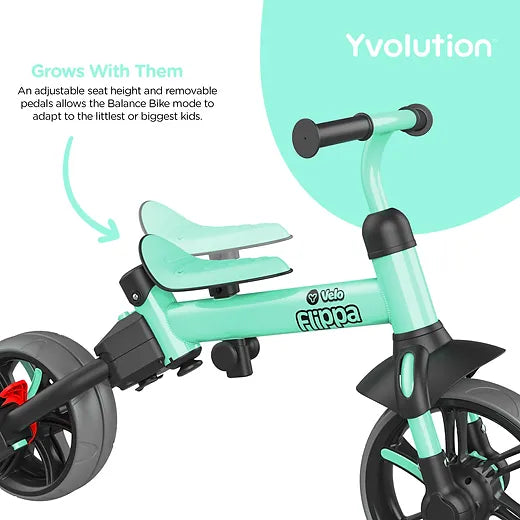 Yvolution Velo Flippa 4 in 1 Trike Claudy Cycles