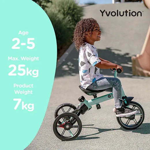 Yvolution Velo Flippa 4 in 1 Trike Claudy Cycles