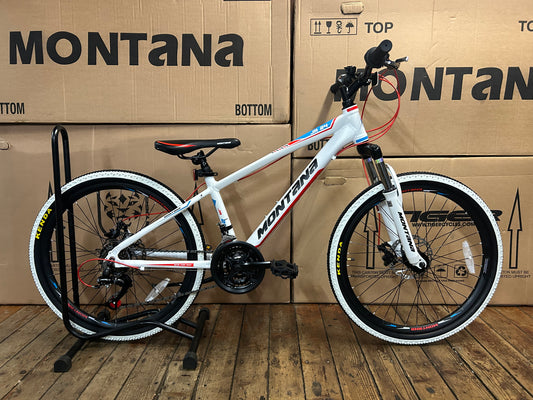 24" Montana Jr Alloy white/red